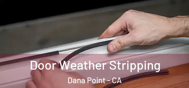 Door Weather Stripping Dana Point - CA